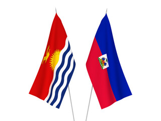 Republic of Kiribati and Republic of Haiti flags
