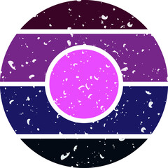 Naklejka premium sunrise sun circle sunset background clipart vector