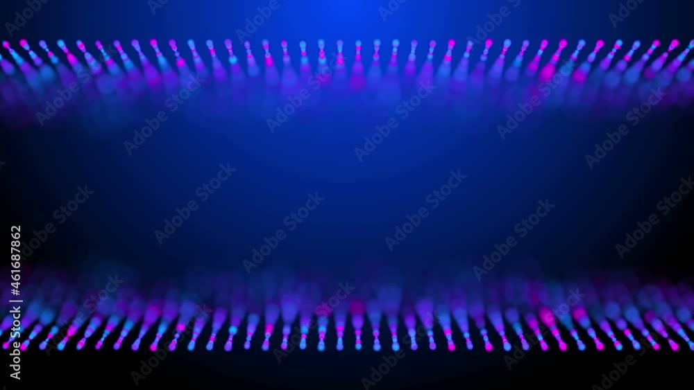 Wall mural festive scene with flowing colored smoke screen with empty space for text. 4k uhd abstract blurred d