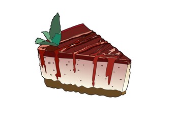 Raspberry cheesecake