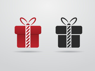 Vector illustration on the theme gift icons