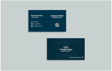 Professional Business Card Vector Template