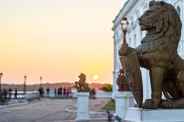 Leão da frente do Palácio dos Leões, São Luís, Maranhão