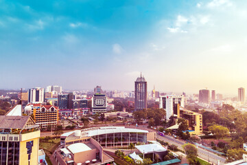 Nairobi City County Streets Skyscrapers Skyline Cityscapes Tower Buildings Landmarks Kenya's...