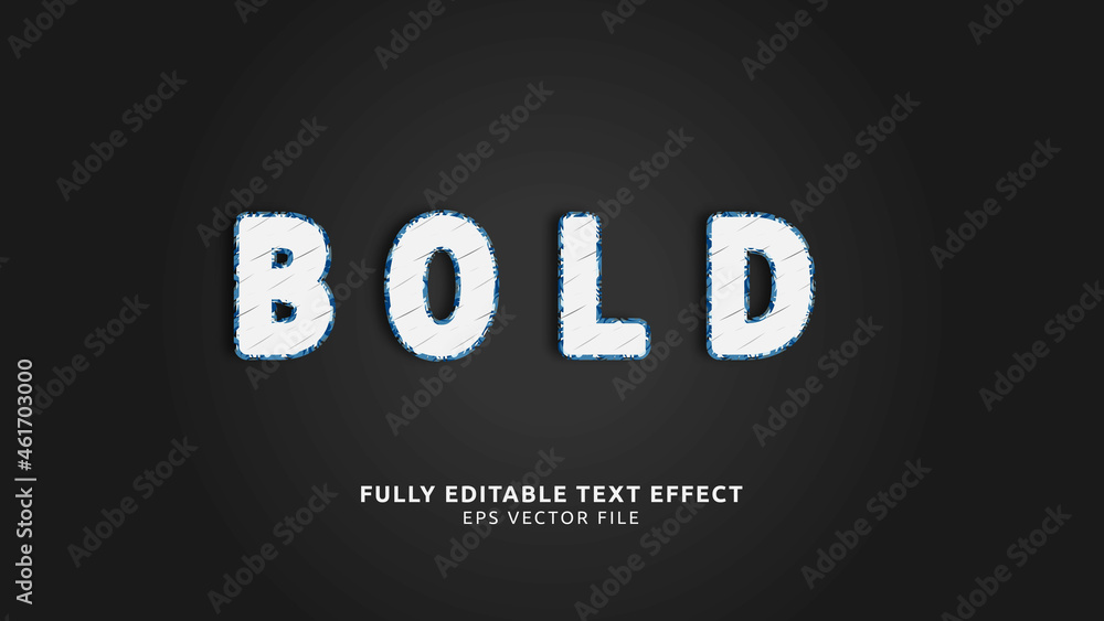 Poster bold 3d v1 text editable text effect