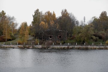 Fototapeta premium Vyborg, Leningrad Region, Russia, end of September 2021