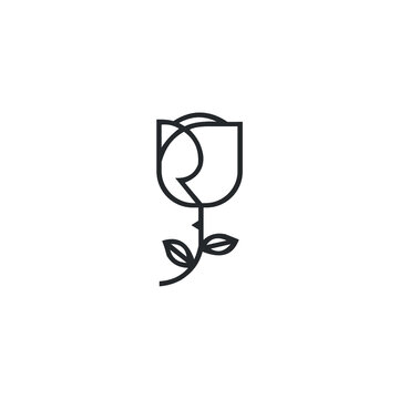 Rose logo design