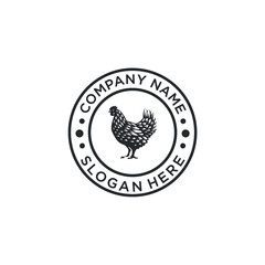 Fototapeta na wymiar Chicken logo design