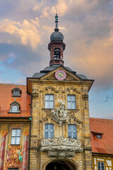 Medieval Old Town Hall of Bamberg, Germany. UNESCO World Heritage Site.