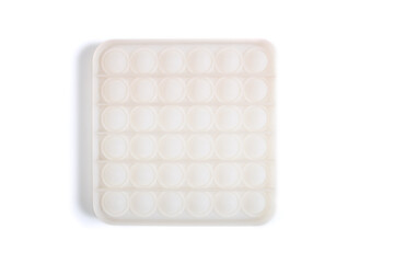 Pop it isolated on a white. Silicone antistress toy.