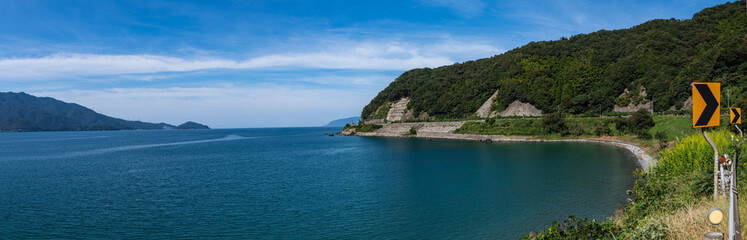 Fototapeta na wymiar 敦賀湾の風景