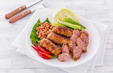 Grilled pork fermented favorite street food