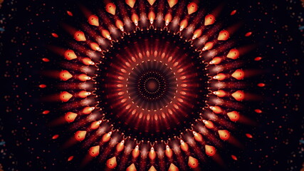 kaleidoscopic abstract pattern background.