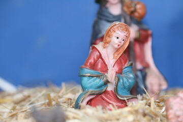 christmas nativity scene with Jesus