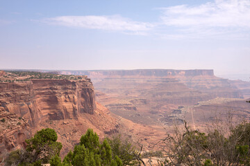 landscape in canyonlands National park in the united states of america