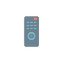 remote control flat icon. remote control clipart on white background.