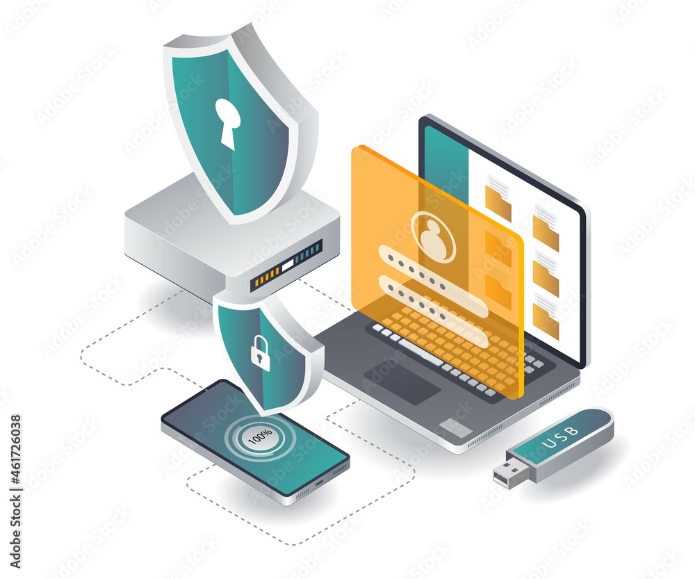 Poster portable media security with account password