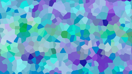 Fototapeta na wymiar Blue Mosaic Abstract Texture Background , Pattern Backdrop of Gradient Wallpaper
