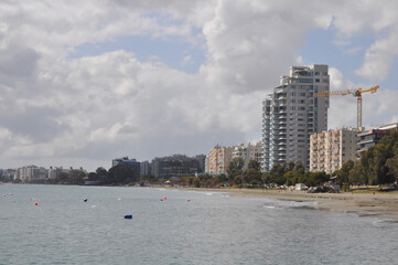 The beautiful Akti Olympion Beach Limassol in Cyprus
