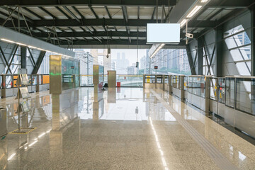 Subway station in chongqing ,china