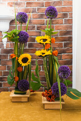 flowers in the window