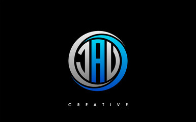 JAV Letter Initial Logo Design Template Vector Illustration