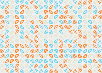 Abstract Geometric Pattern generative computational art illustration