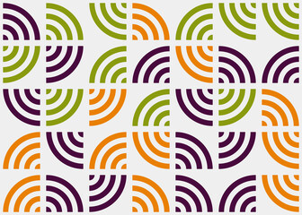 Abstract Geometric Pattern generative computational art illustration