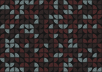 Abstract Geometric Pattern generative computational art illustration
