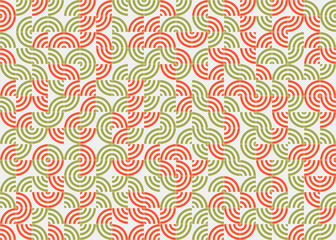 Abstract Geometric Pattern generative computational art illustration