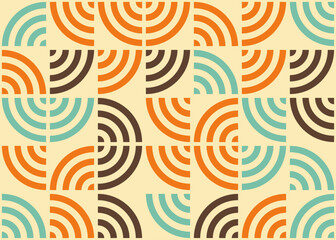 Abstract Geometric Pattern generative computational art illustration