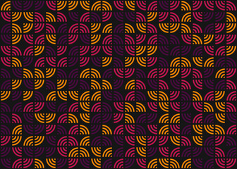 Abstract Geometric Pattern generative computational art illustration