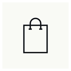 Shopping bag icon sign vector