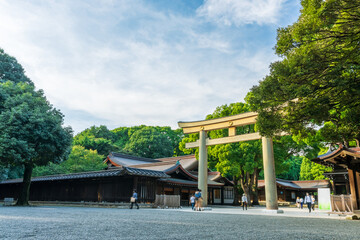 東京　明治神宮　客殿前の鳥居