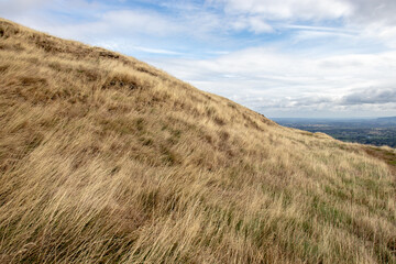 Malvern hills of England in the Autumn.