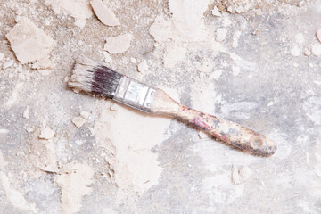 Tool for plastering walls in the house.