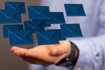 Network Communications with email symbol.