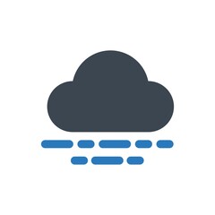 Cloud warm icon