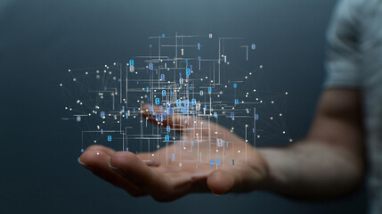 Futuristic wave, Futuristic data stream