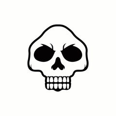 Skull Death vector Logo design