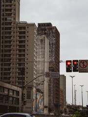 Titulo: São Paulo, berço da pixação.
Prédios da Avenida Rebouças em São Paulo.
2021
