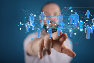 internet net and data digital concept