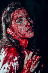 heroine of horror film © Andrey Kiselev