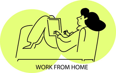 2d illustration work from home
