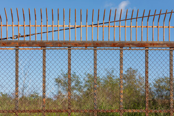 Rusted Fence