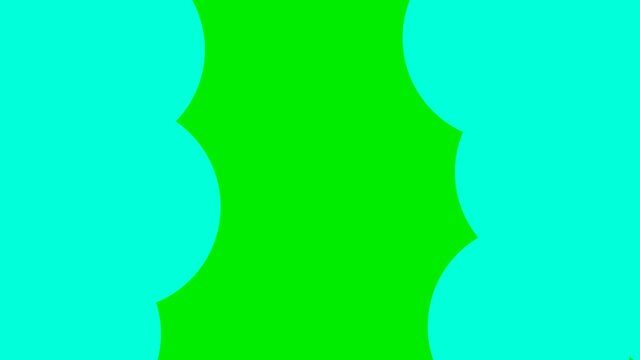 Green schreen effect light blue