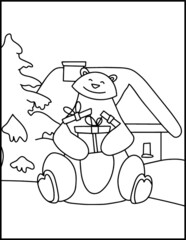 christmas coloring pages for toddlers