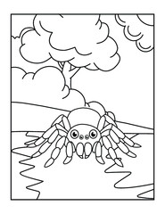 Printable Spider Coloring Pages For Kids