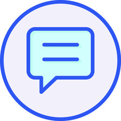 Chat Box Vector icon that can easily modify or edit

