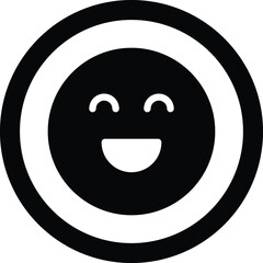 Smile Vector icon that can easily modify or edit

